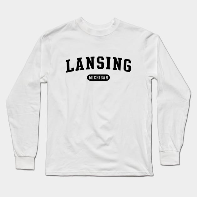 Lansing, MI Long Sleeve T-Shirt by Novel_Designs